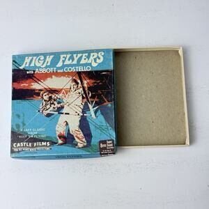High Flyers With Abbott‎ & Costello 8mm Castle Film EMPTY BOX T67